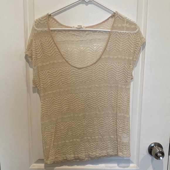 Nordstrom Painted Threads Lace Top - Picture 1 of 2